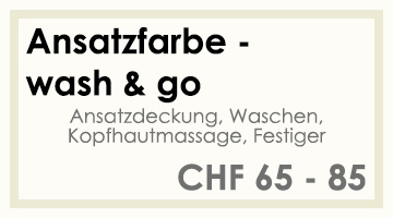 Coifför hairlich GmbH - Preise - Damen - Ansatzfarbe - wash & go