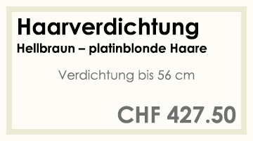 Coifför hairlich GmbH - Preise - Extensions - Verdichtung bis 56 cm - hell