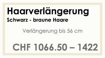 Coifför hairlich GmbH - Preise - Extensions - Verlängerung bis 56 cm - dunkel