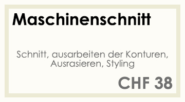 Coifför hairlich GmbH - Preise - Herren - Maschinenschnitt