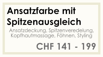 Coifför hairlich GmbH - Preise - Damen - Ansatzfarbe mit Spitzenausgleich