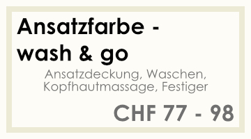 Coifför hairlich GmbH - Preise - Damen - Ansatzfarbe - wash & go