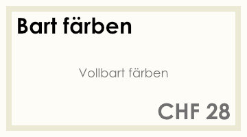 Coifför hairlich GmbH - Preise - Herren - Bart färben
