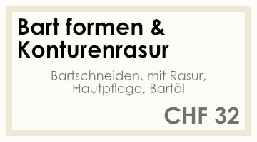 Coifför hairlich GmbH - Preise - Herren - Bart formen & Konturenrasur