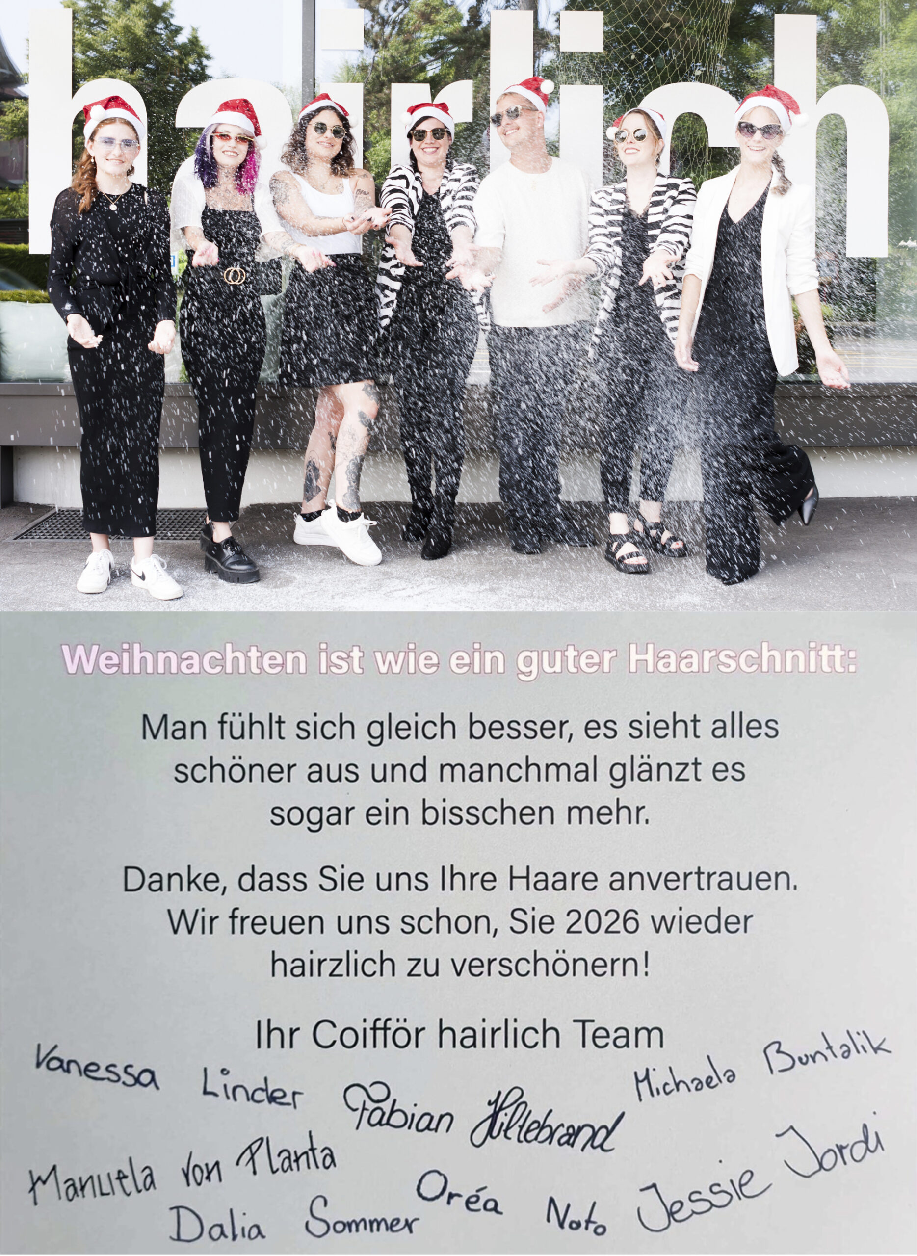 hairlich GmbH wünscht schöne und hairzliche Festtage